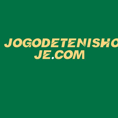 Logo da JOGODETENISHOJE